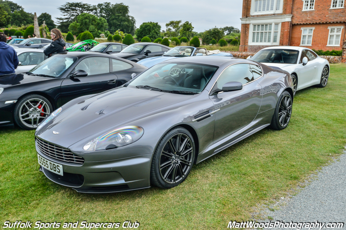 Aston Martin at suffolk sports and supercar club meet